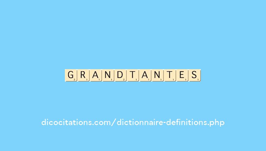 grand-tantes grand-tantes
