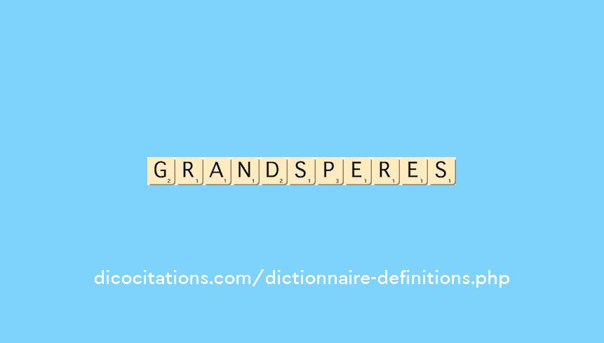 grands-peres grands-peres