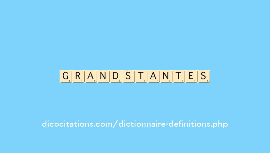 grands-tantes grands-tantes