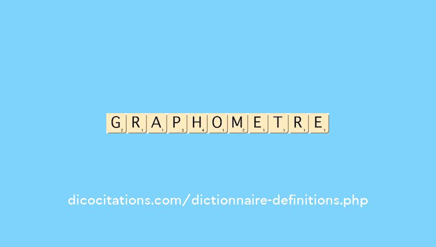 graphometre graphometre