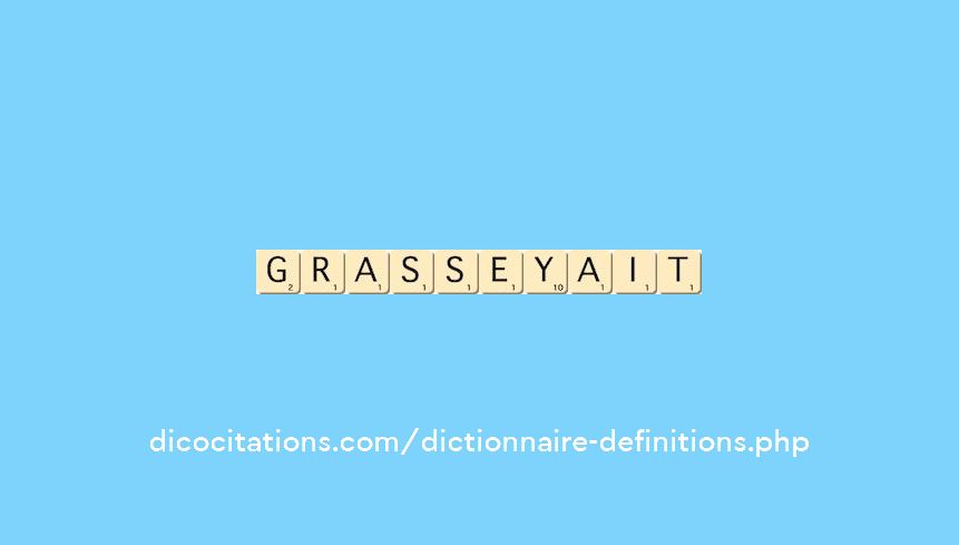 grasseyait grasseyait