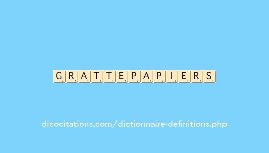 gratte-papiers gratte-papiers