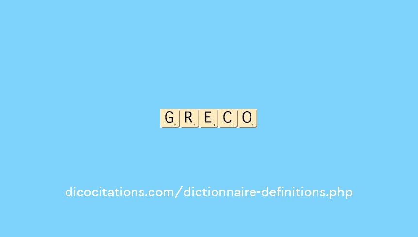 greco greco