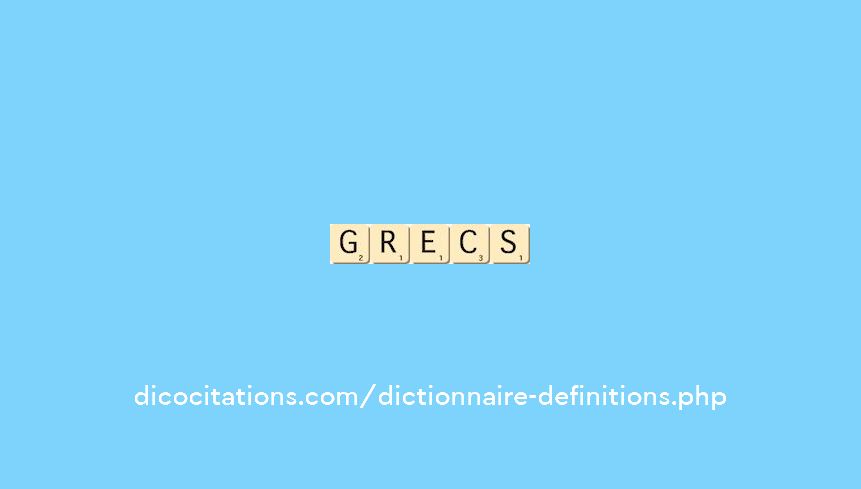 grecs grecs