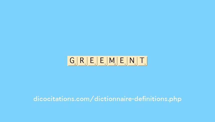 greement