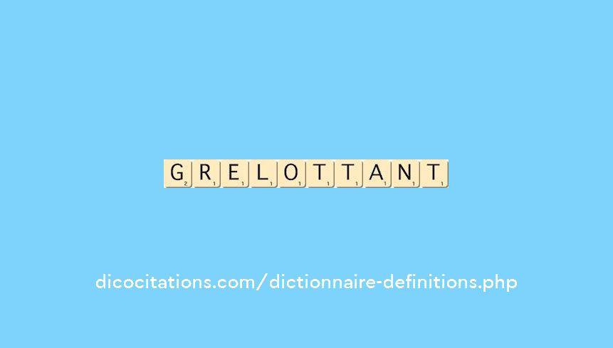 grelottant grelottant