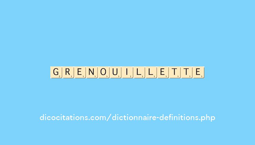 grenouillette