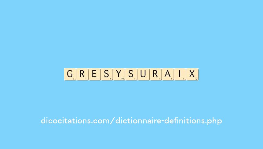 gresy-sur-aix
