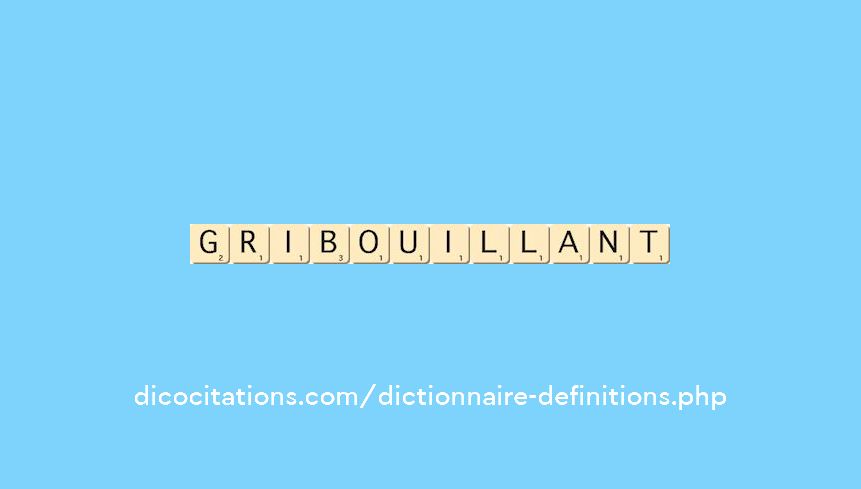 gribouillant gribouillant