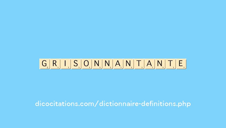 grisonnant--ante grisonnant--ante