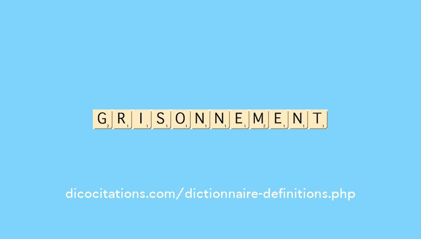 grisonnement