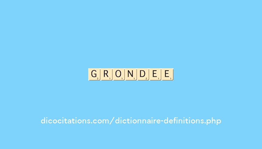 grondee grondee