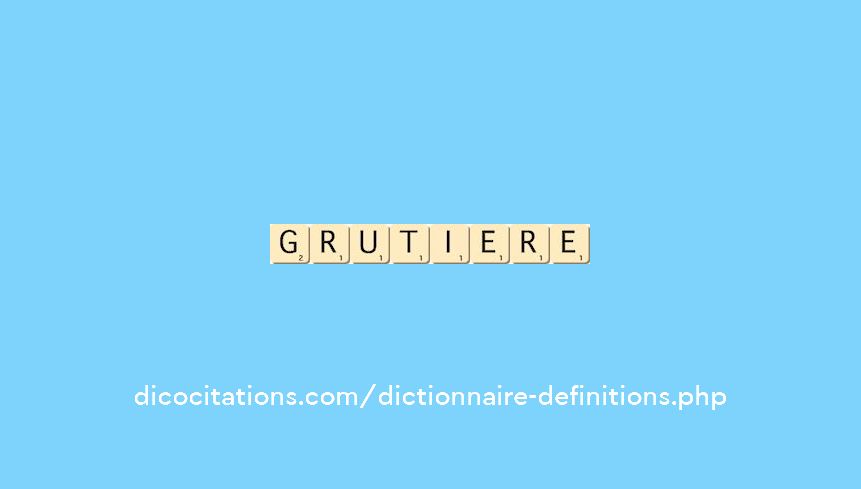 grutiere grutiere