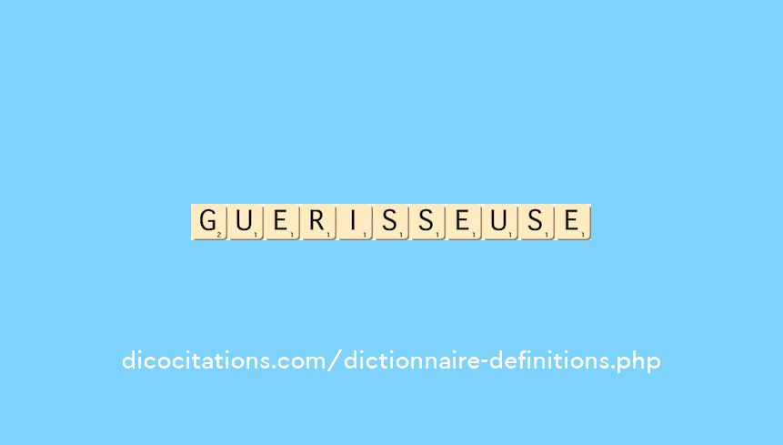guerisseuse guerisseuse