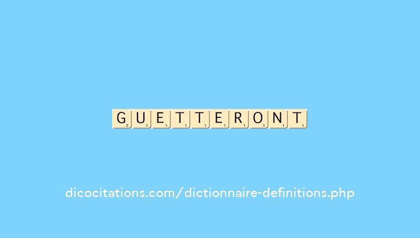 guetteront guetteront