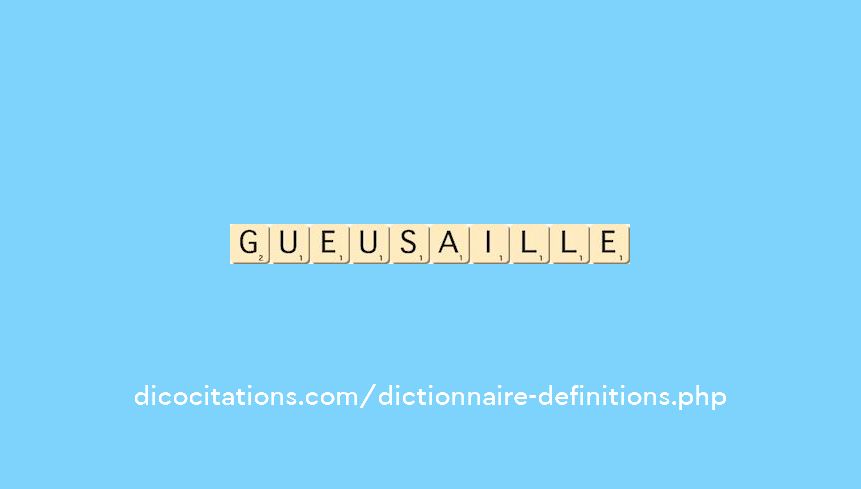 gueusaille
