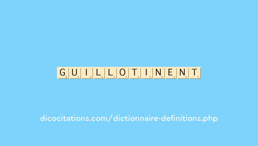 guillotinent guillotinent