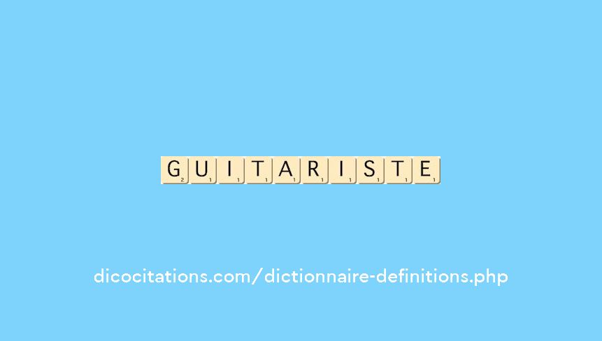 guitariste