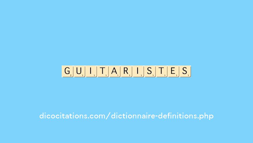 guitaristes