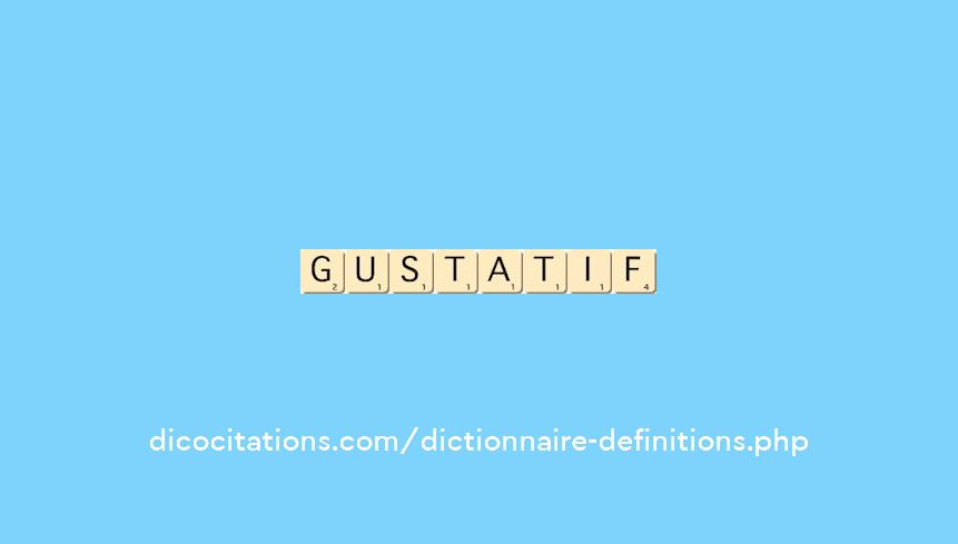 gustatif gustatif
