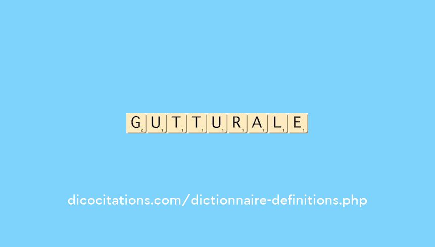 gutturale gutturale