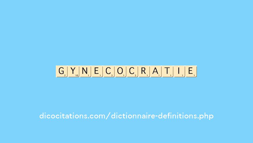 gynecocratie