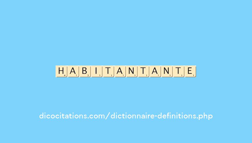 habitant--ante