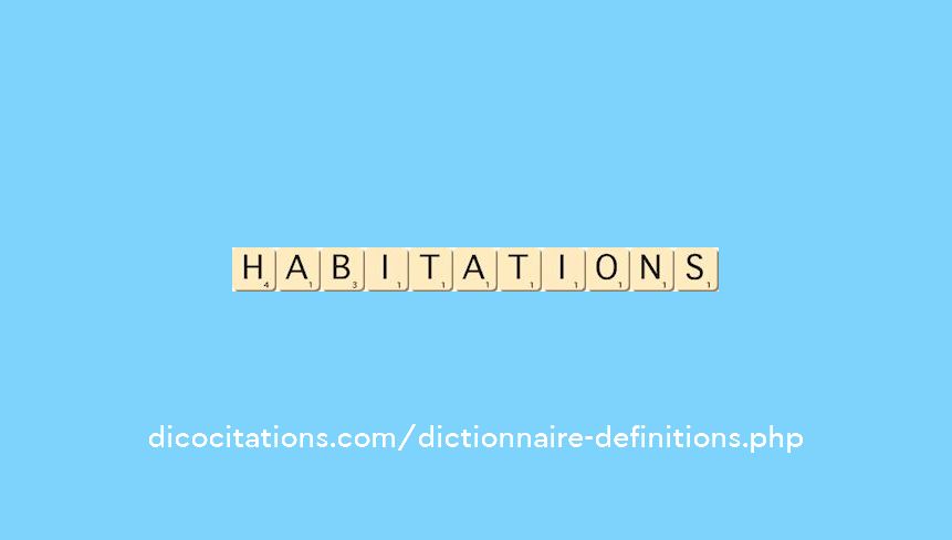 habitations