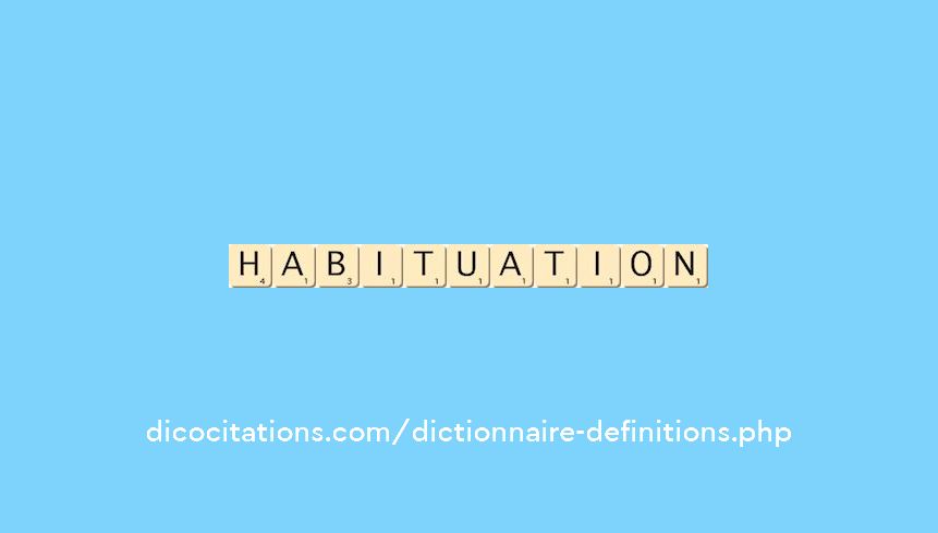 habituation
