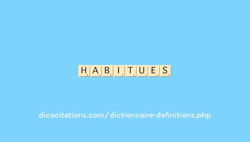habitues habitues