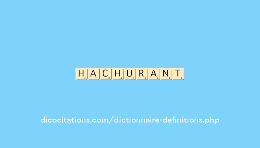 hachurant