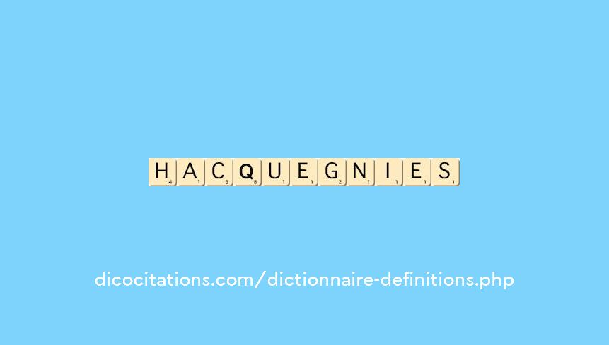 hacquegnies hacquegnies