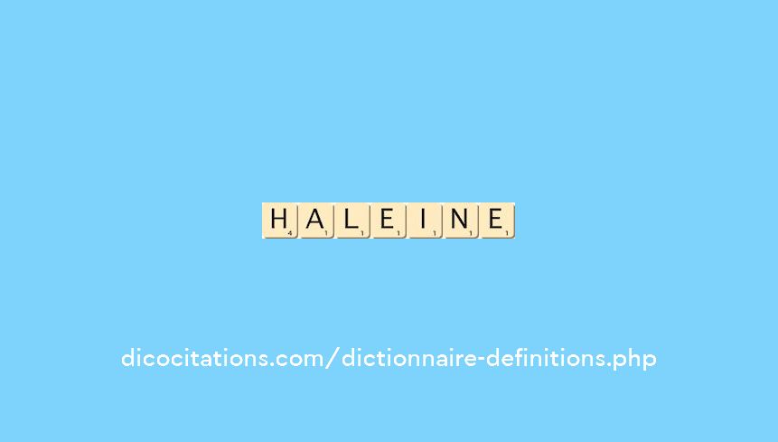 haleine