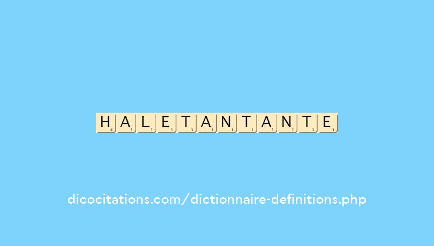 haletant--ante
