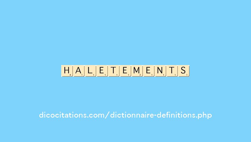 haletements haletements