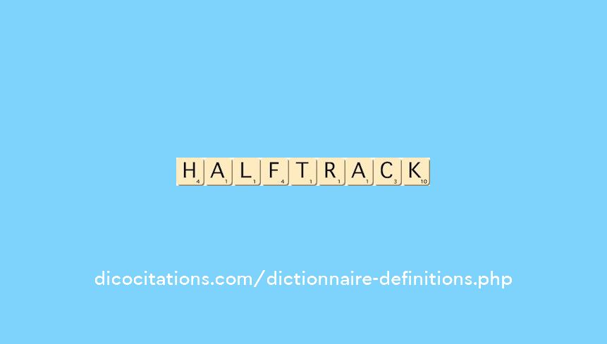 half-track half-track