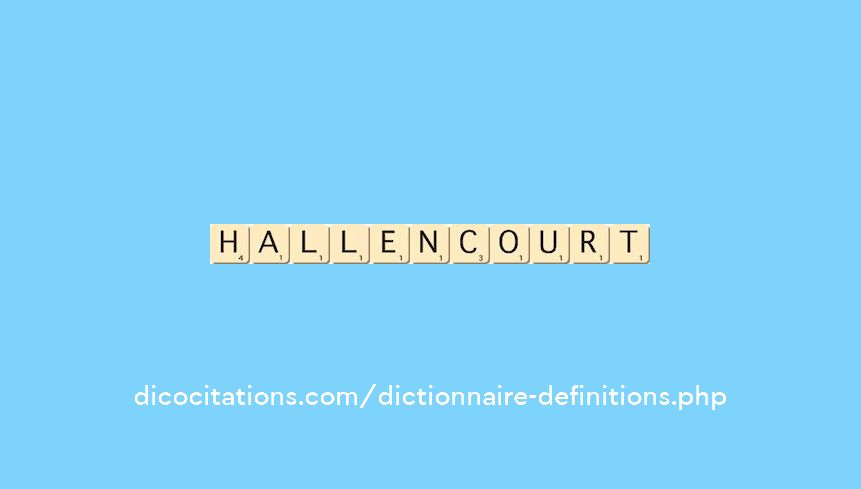 hallencourt hallencourt