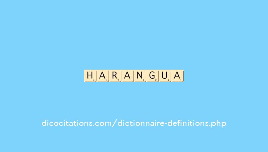 harangua