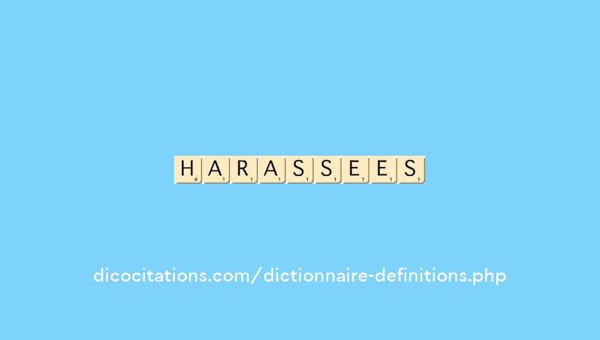harassees