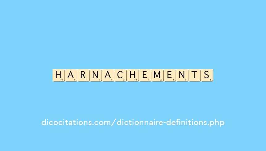 harnachements harnachements