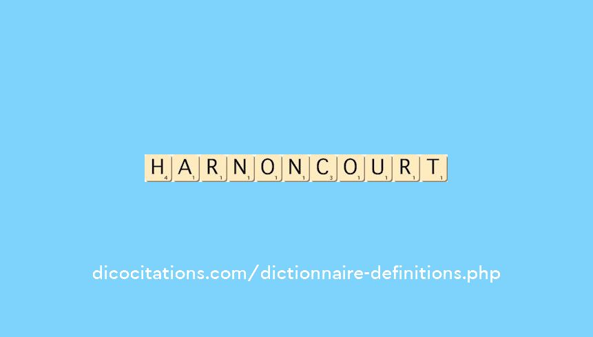 harnoncourt harnoncourt