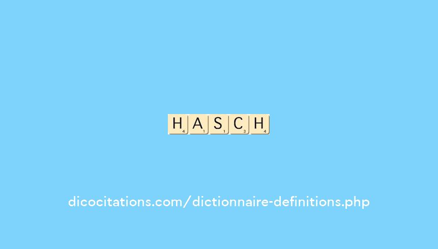 hasch