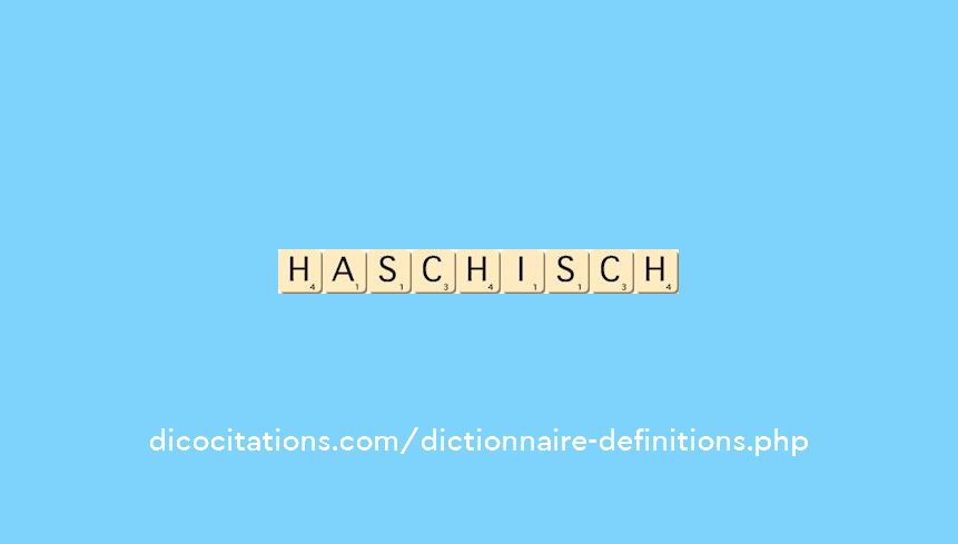 haschisch