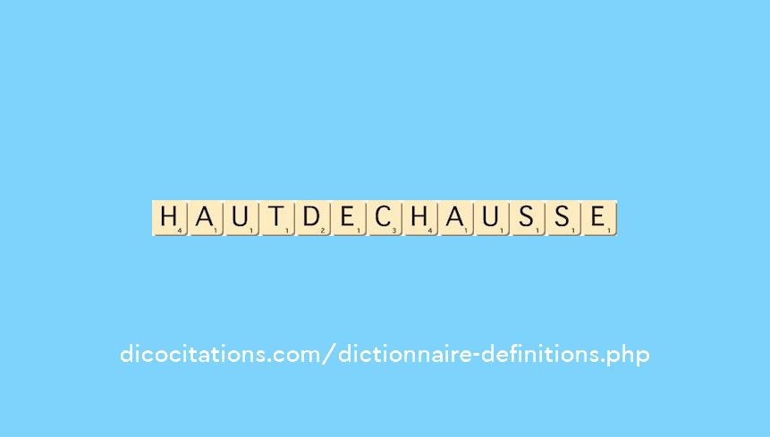 haut-de-chausse