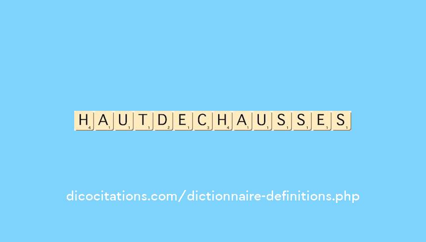 haut-de-chausses
