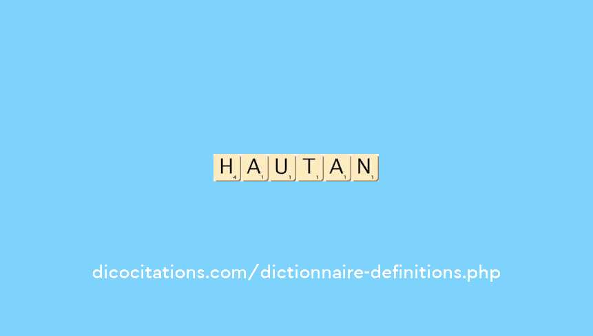 hautain hautain