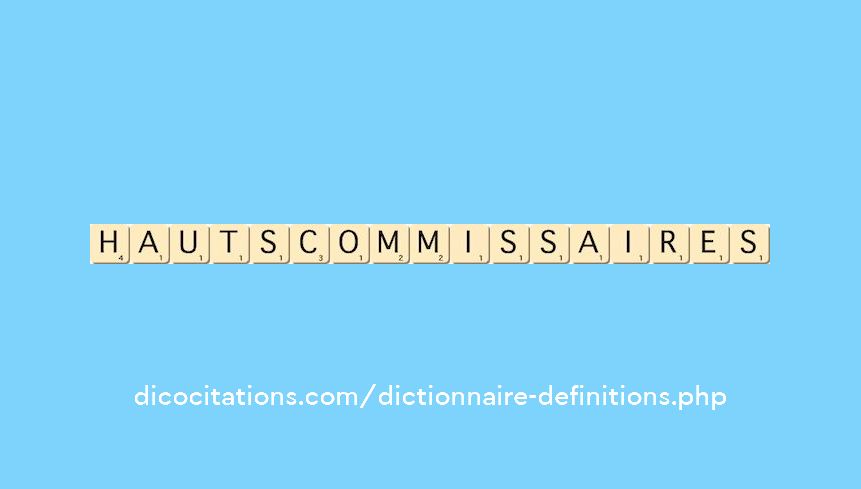 hauts-commissaires