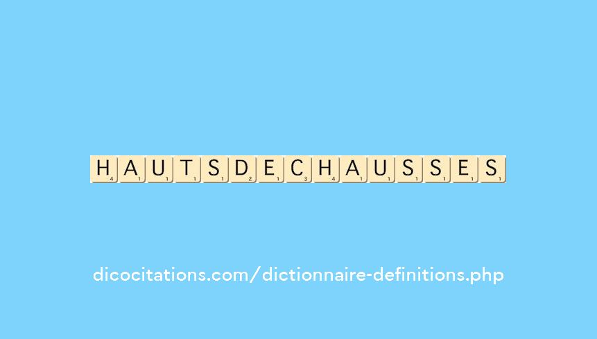 hauts-de-chausses