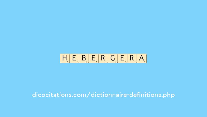 hebergera hebergera