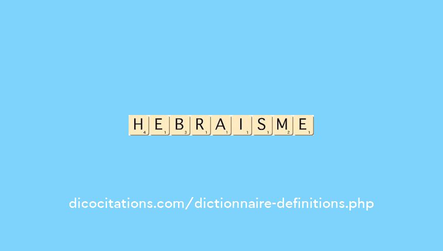 hebraisme